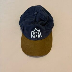 Navy and Brown Cap